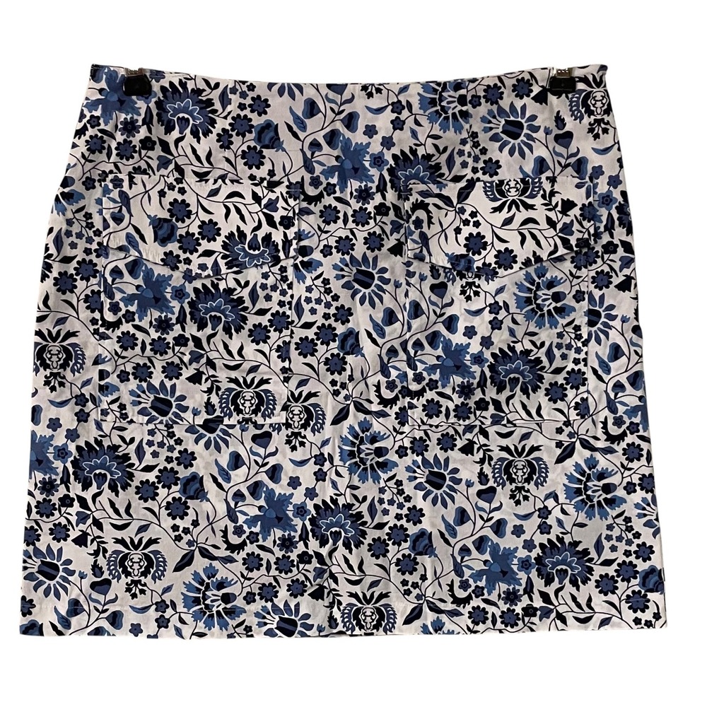 Golftini Island Hopper Floral Skort Blue Golf‎ Skort Performance Pickleball 6L